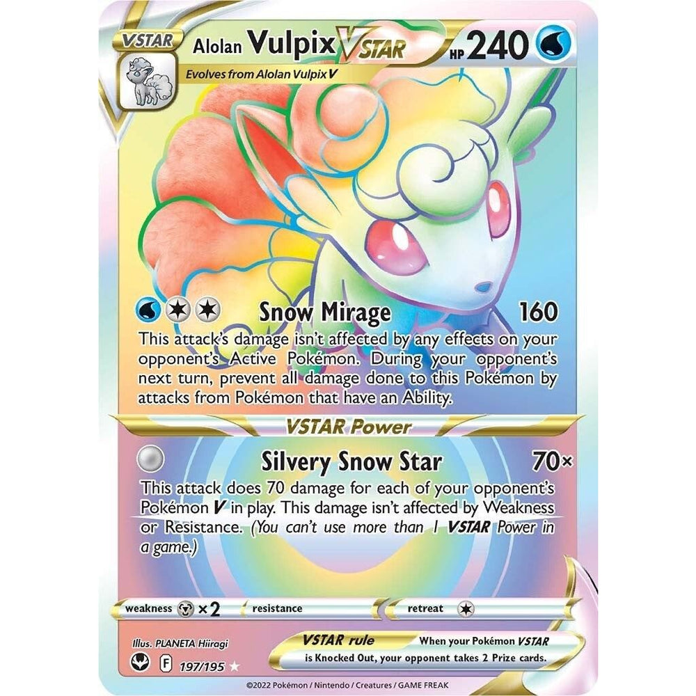 Vulpix d'Alola VSTAR (Secret) (197/195) (SWSH12)