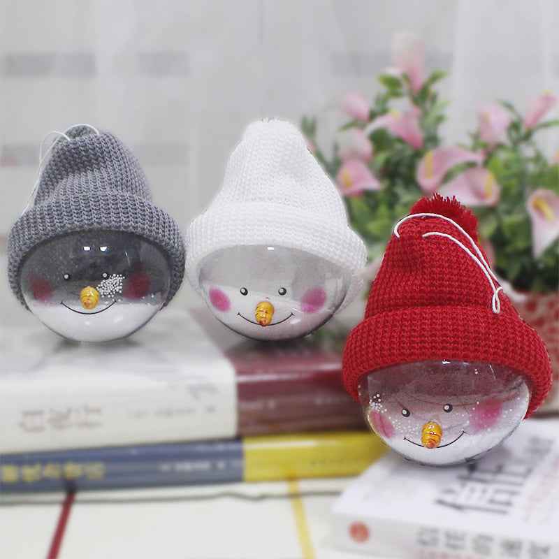 Boules de Noël ornements de bonhomme de neige