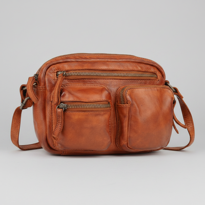 Sac bandoulière MET en cuir de première qualité. Explorateur utilitaire compact