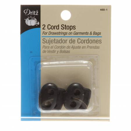Dritz Cord Stops Plastic 2 Count — Cottage Quilting Ltd.