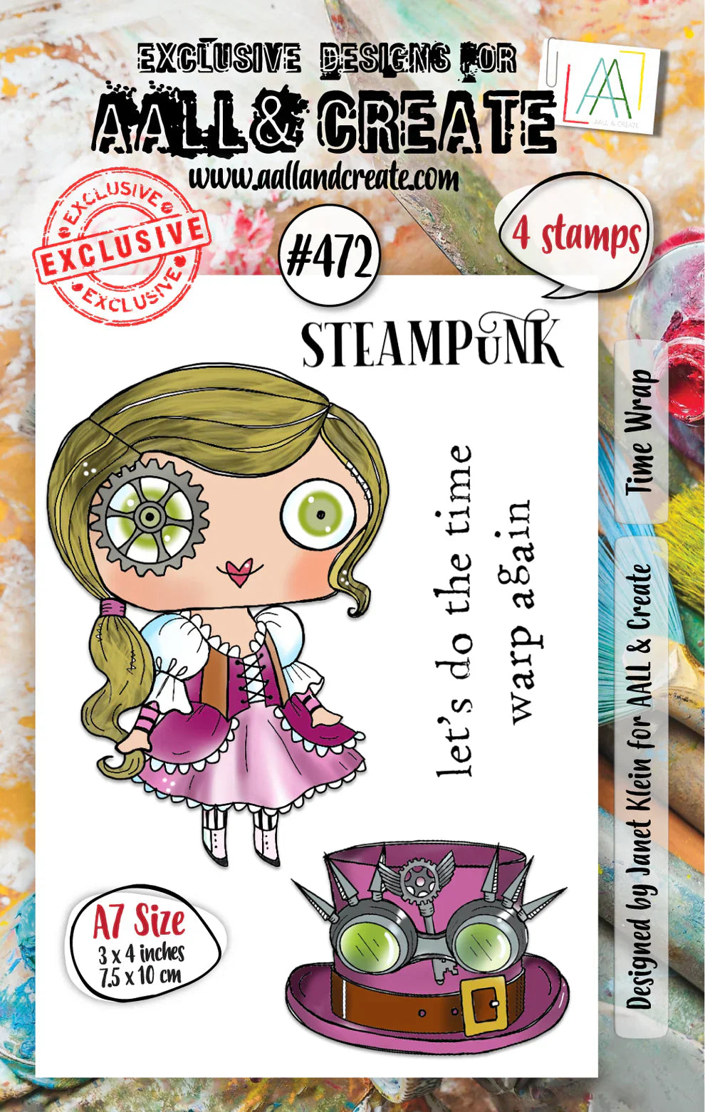 AALL and Create - A7 Stamp Set - Time Warp — Ecstasy Crafts