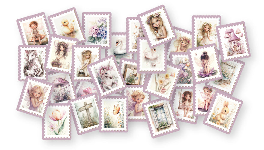 Dutch Doobadoo DDBD Découpes Timbres-poste Printemps Boisé