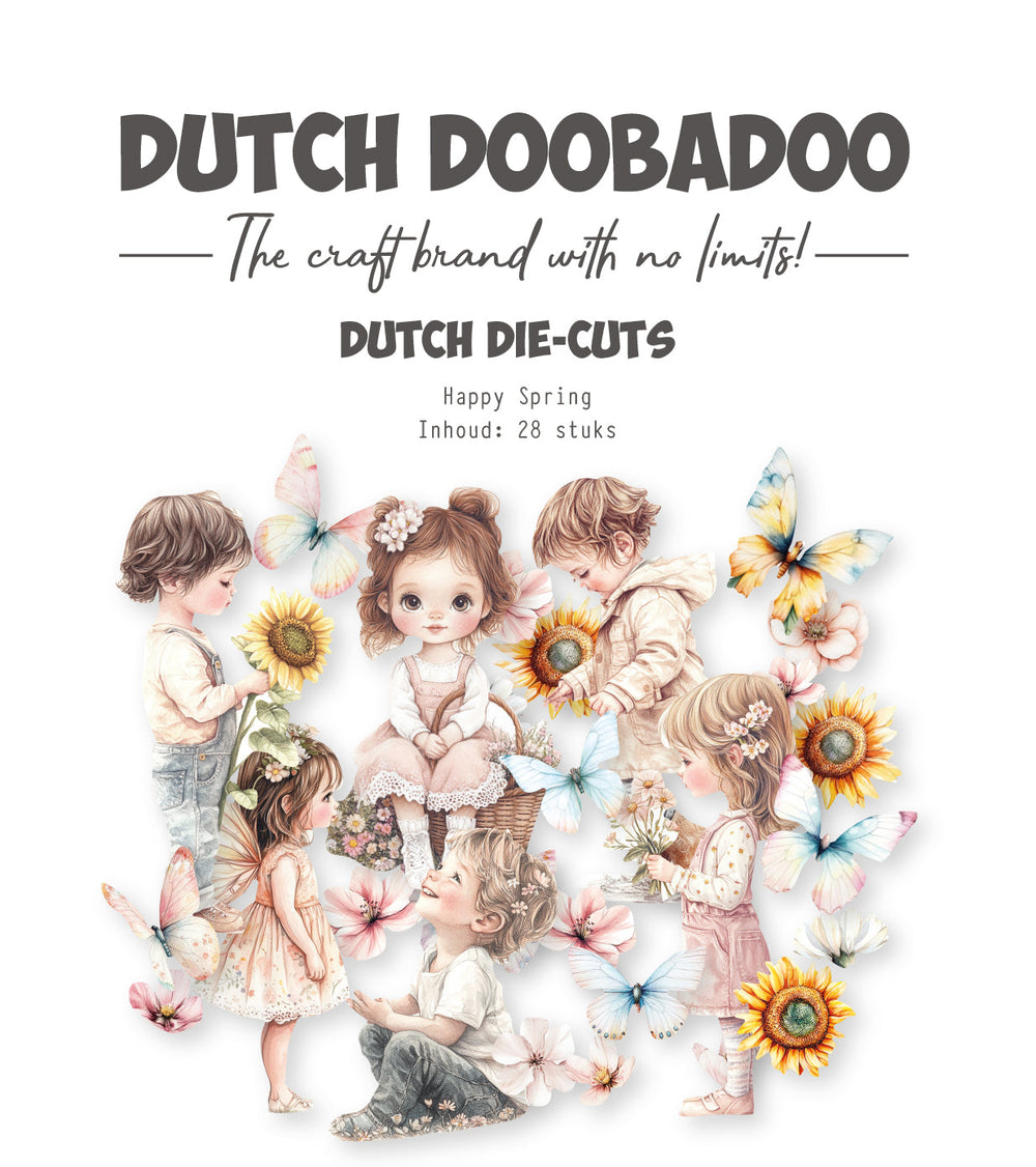 Dutch Doobadoo DDBD Découpes Collage Joyeux Printemps