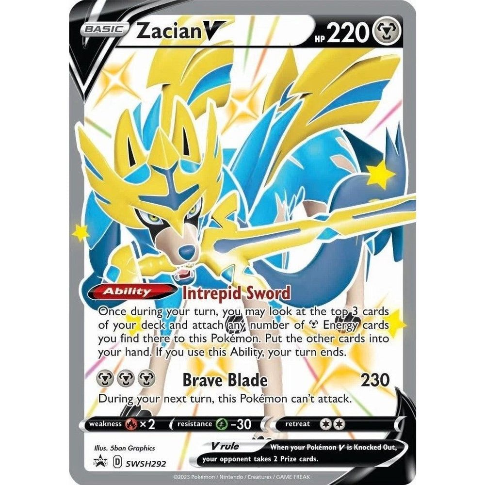 Zacian V (Shiny) - SWSH292 (SWSH292) (SWSD)