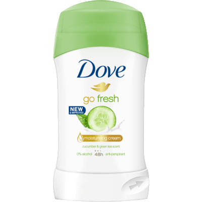 DOVE ANITPERSPIRANT STICK - GO FRESH 1.4OZ