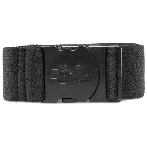 Ceinture Élastique 'Cut-Out' ThirtyTwo - Noir