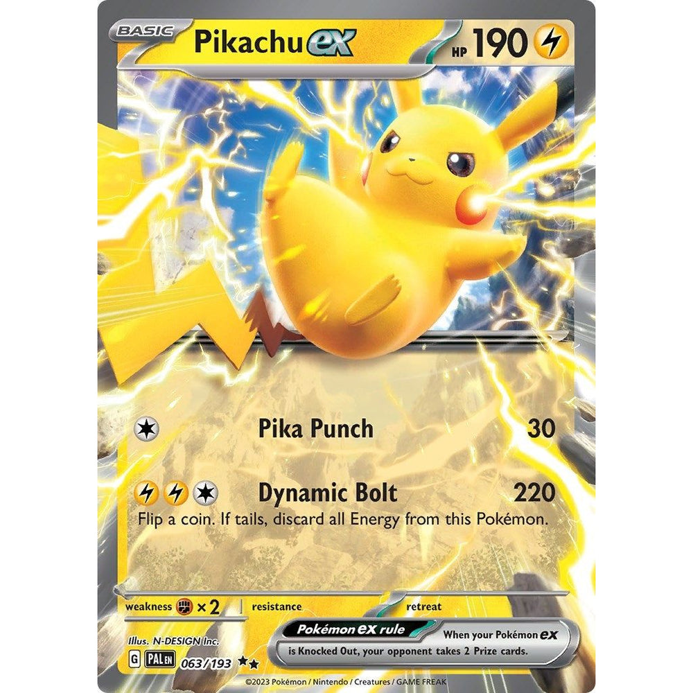 Pikachu ex (063/193) (PAL)