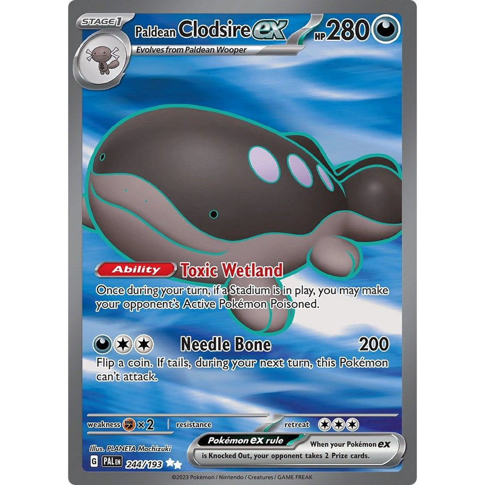 Paldean Clodsire ex (244/193) (PAL)