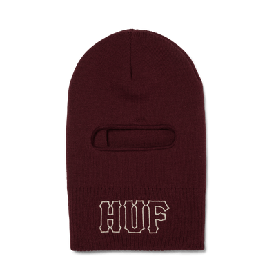 HUF 'Vogel' Balaclava/Beanie - Deep Wine (2in1)