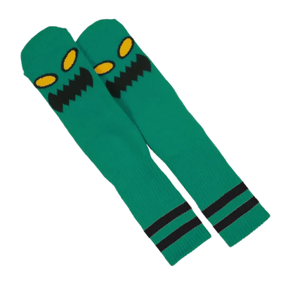 Chaussettes "Monster Face" Toy Machine - Vert