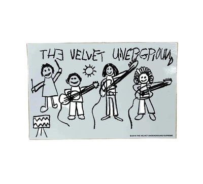 Supreme x The Velvet Underground 'Drawing' Sticker - White
