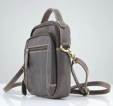 Hunter Leather Bag with Top Handle