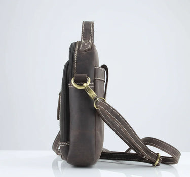 Hunter Leather Bag with Top Handle