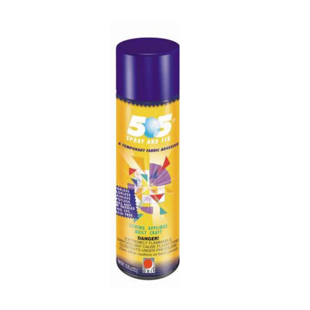 505 Spray & Fix Temporary Repositionable Fabric Adhesive — Cottage Quilting Ltd.