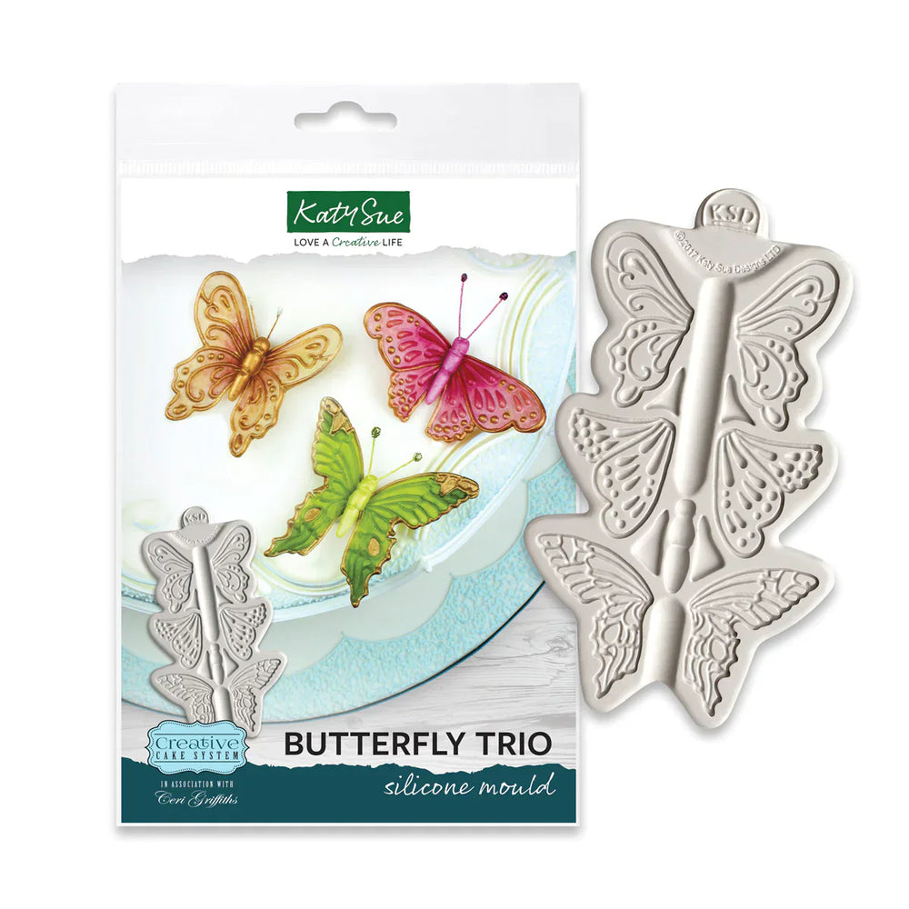 Moule en silicone Trio de papillons