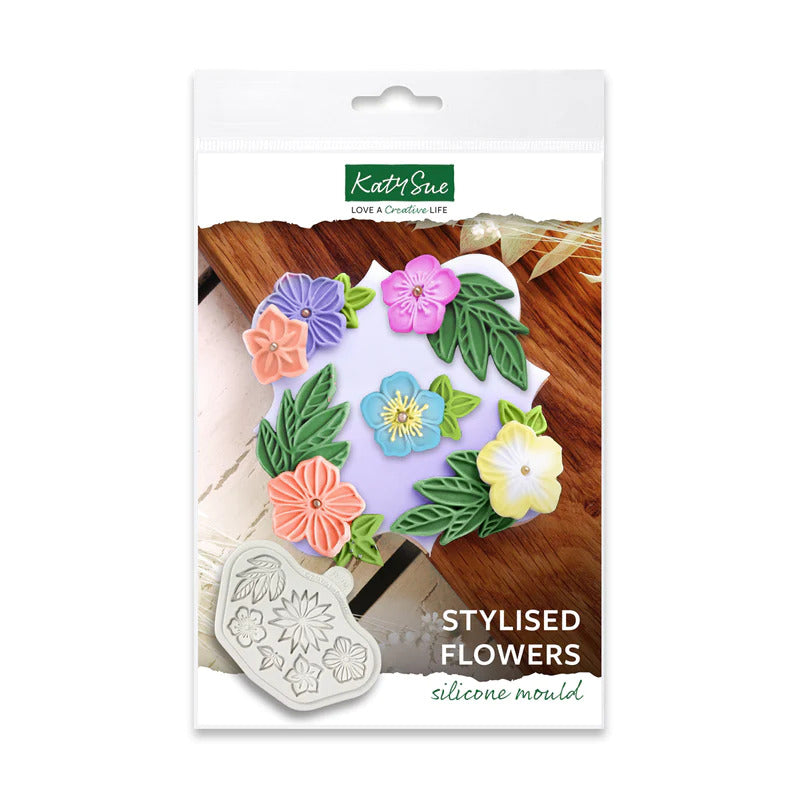 Moule en silicone Fleurs Stylisées