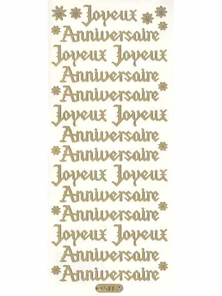 Déco Stickers - Joyeux Anniversaire