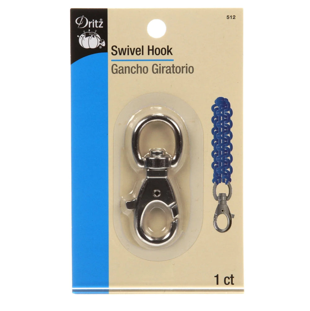 Small Swivel Hook only Nickel — Cottage Quilting Ltd.