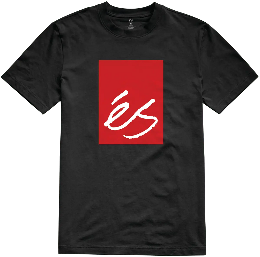 éS 'Main Block' Tee - Black