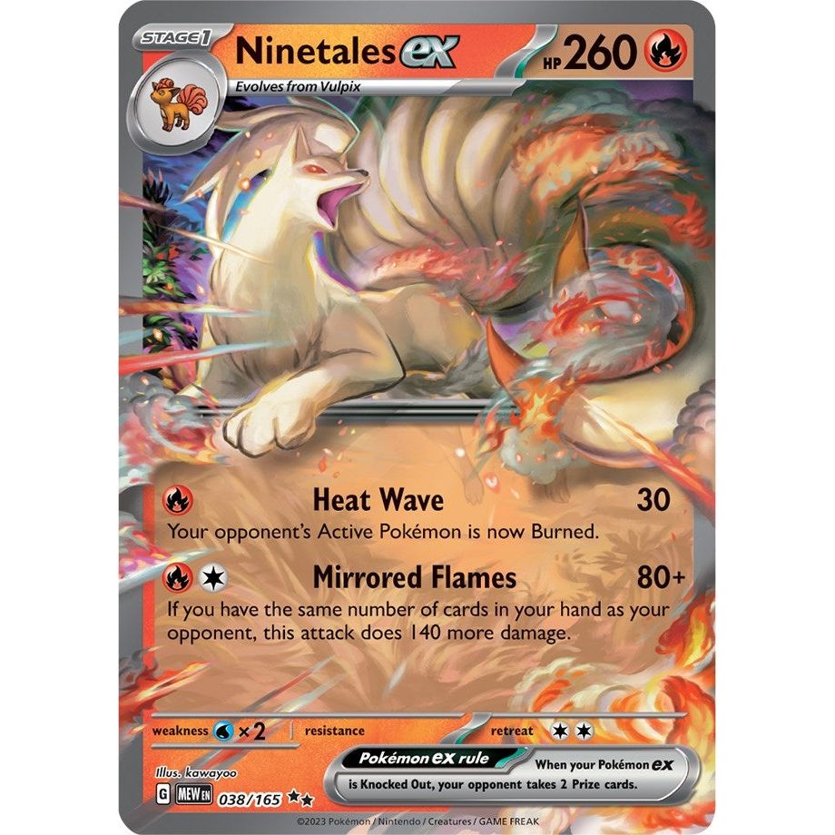 Ninetales ex (038/165) (MEW)