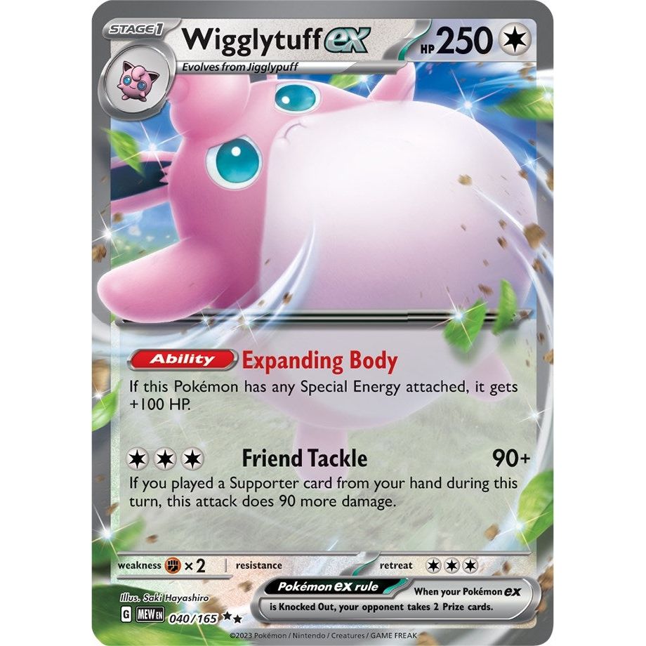 Wigglytuff ex (040/165) (MEW)