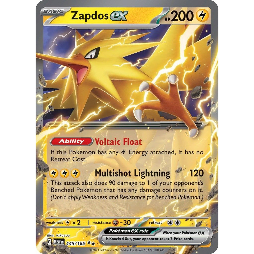 Zapdos ex (145/165) (MEW)