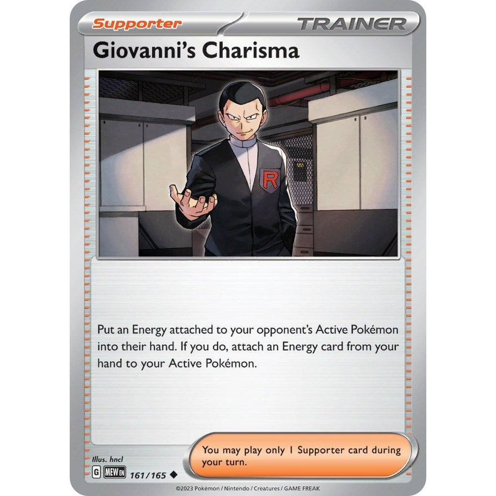 Giovanni's Charisma (161/165) (MEW)