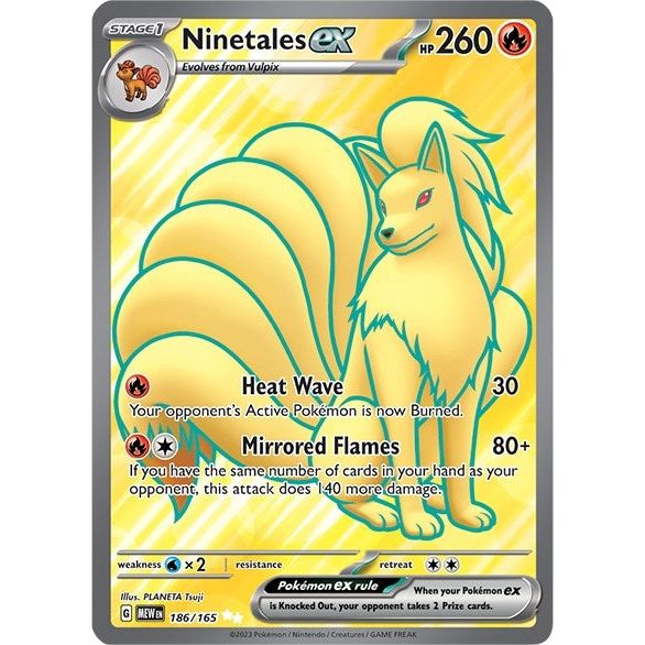 Ninetales ex (186/165) (MEW)