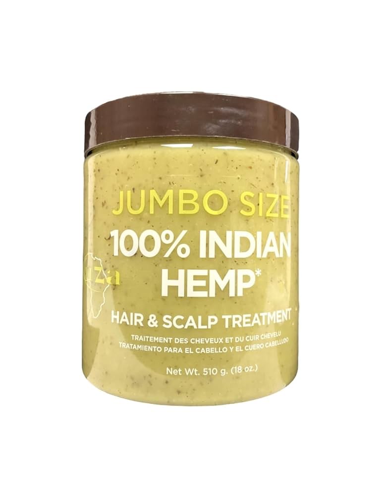 KUZA JUMBO SIZE 100% INDIAN HEMP HAIR & SCALP TREATMENT 18OZ