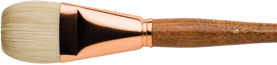 Princeton - Pinceau Poils Naturels "Best" - Manche Long - Plat