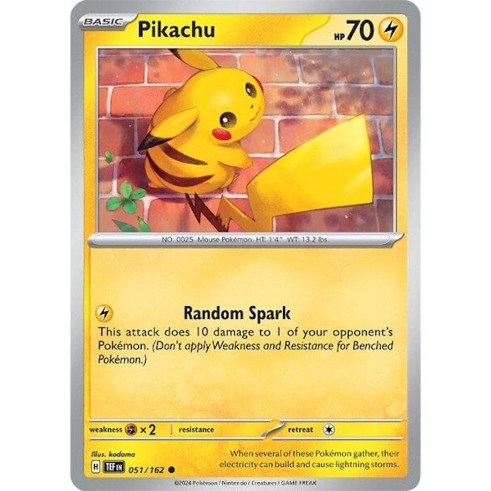 Pikachu (051/162) (TEF)