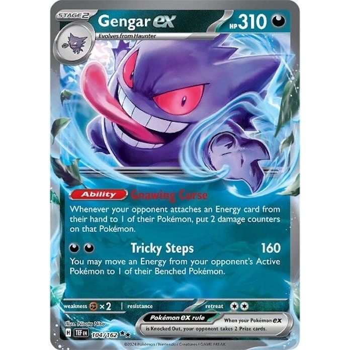Gengar ex (104/162) (TEF)