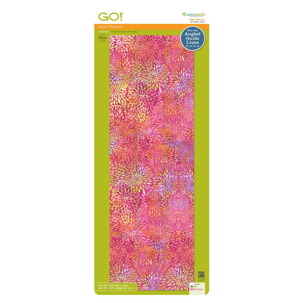 GO! Strip Cutter-2 1/2" (2" Finished) 3 
Strips — Cottage Quilting Ltd.