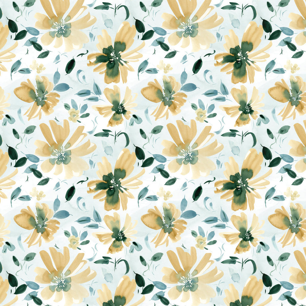 Stephanie Ryan - Golden Hour - Sunset Blossoms White — Cottage Quilting Ltd.