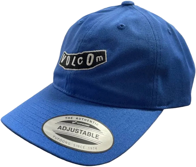 Casquette 'Pistol' Volcom à 6 panneaux et velcro - Bleu (ENFANTS)