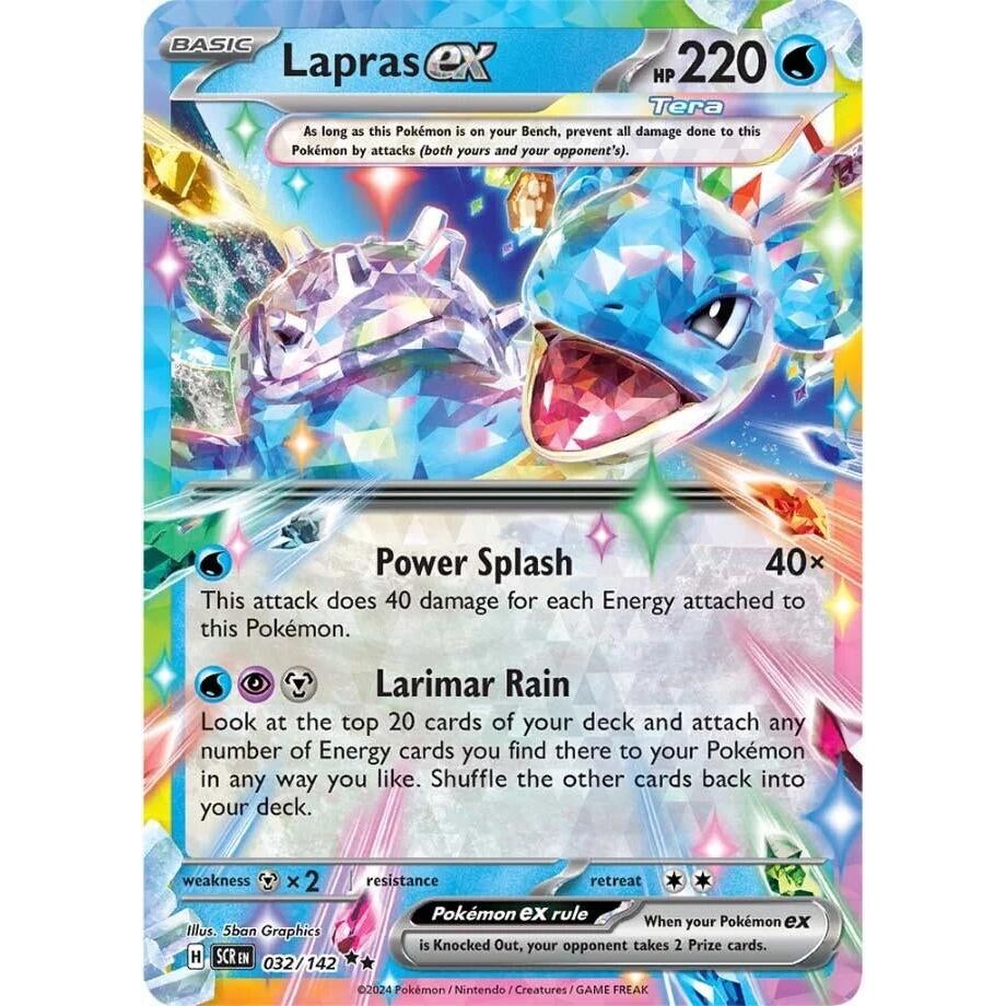 Lapras ex (032/142) (SCR)