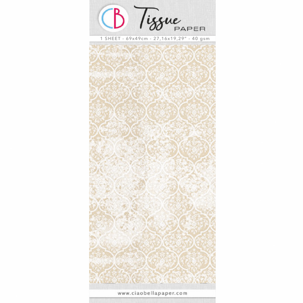 Papier de soie cm69x49 27,66"x19,29" Classic Chic