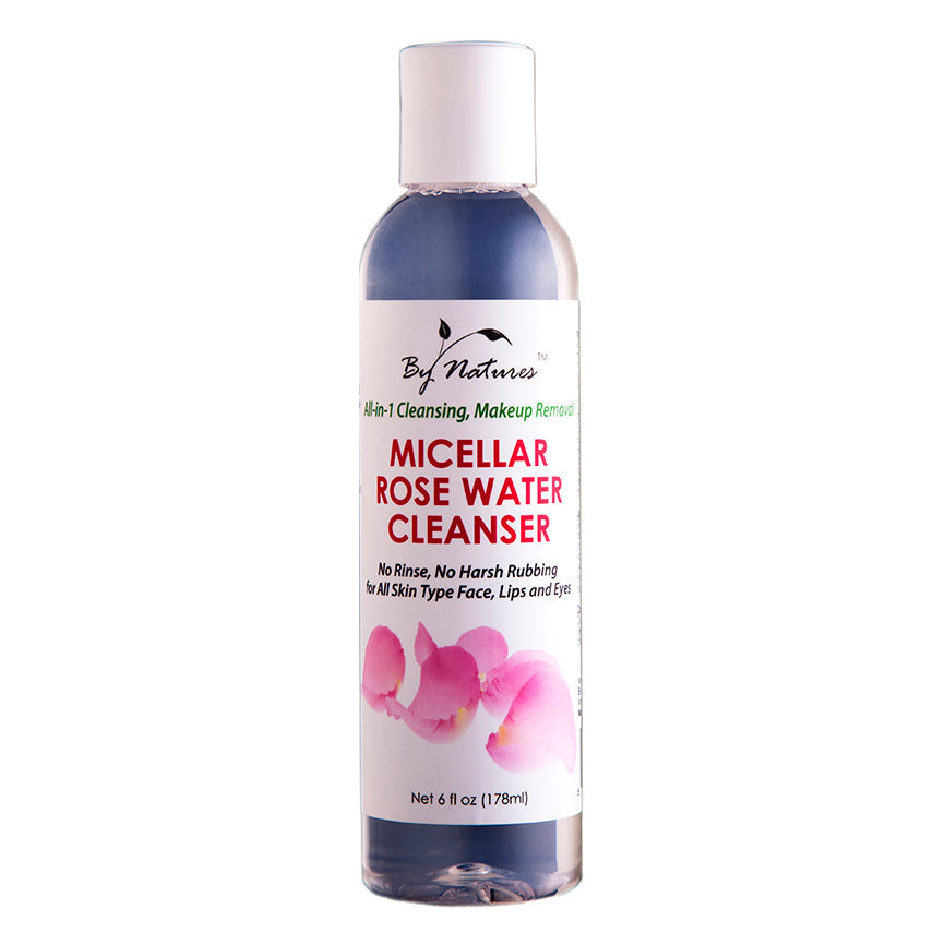 BY NATURES MICELLAR ROSE WATER CLEANSER 6 OZ
