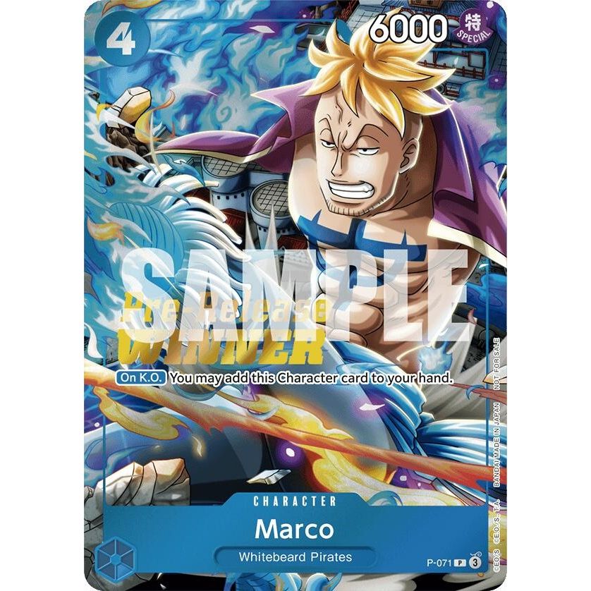 Marco (Deux Légendes Pré-lancement Gagnant) (P-071) (OP-PR)