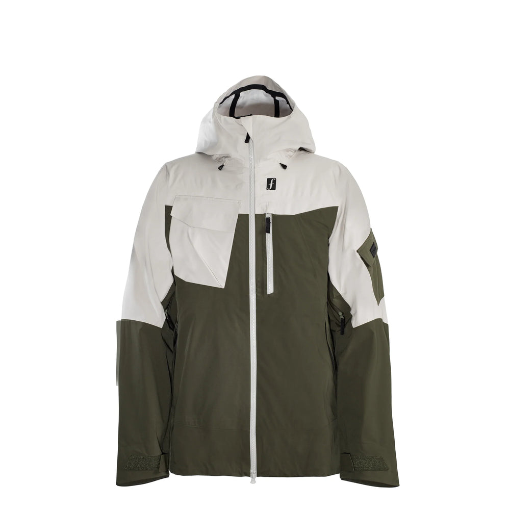 Veste Forum '3 couches' pour l'arrière-pays - Olive moucheté/Estate