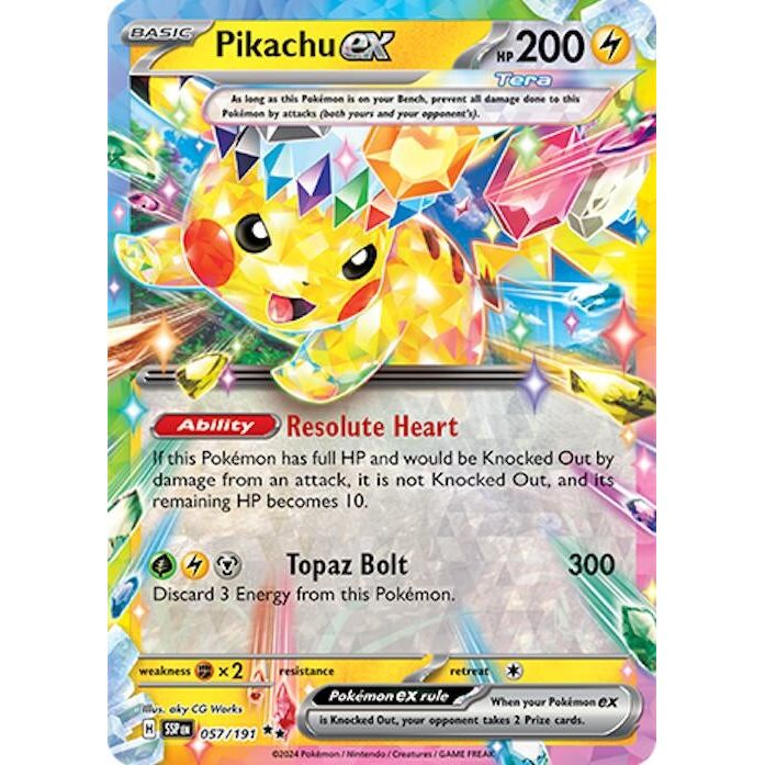 Pikachu ex (057/191) (SSP)