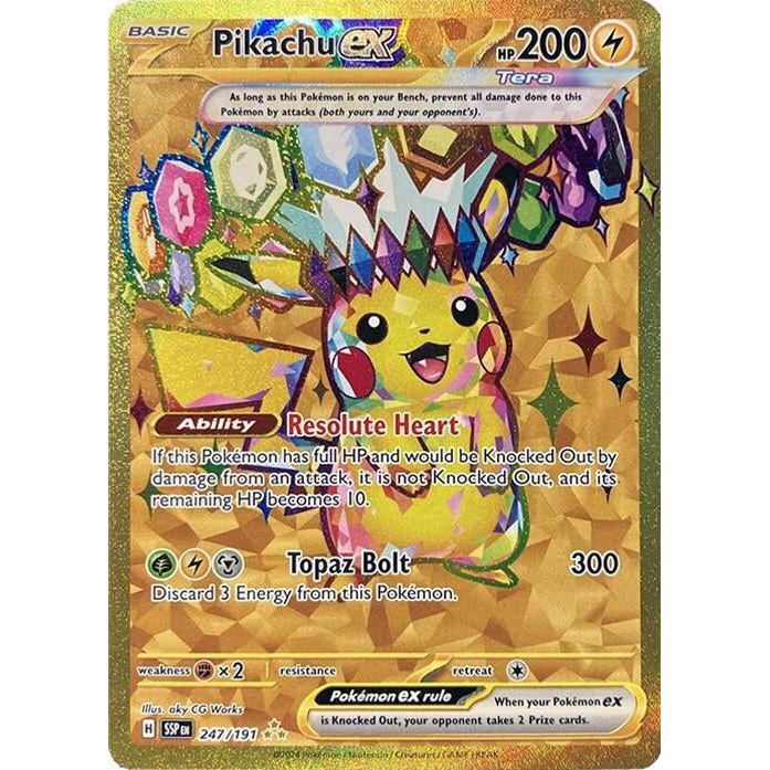 Pikachu ex (247/191) (SSP)