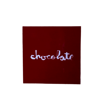 Autocollant 'OG Logo' Chocolate Skateboards - Rouge