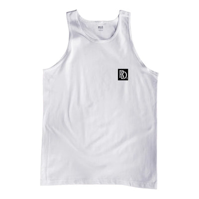 Red Dragon 'Rolls' Tank Top - White