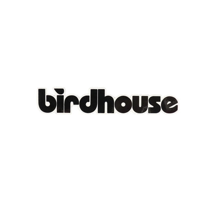 Autocollant "Text Logo" d'oiseau - Noir