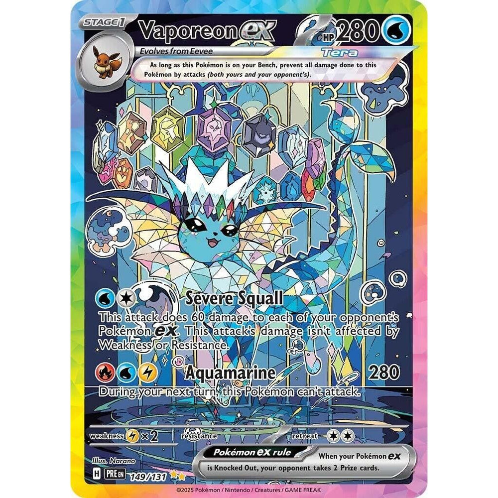 Vaporeon ex (149/131) (PRE)