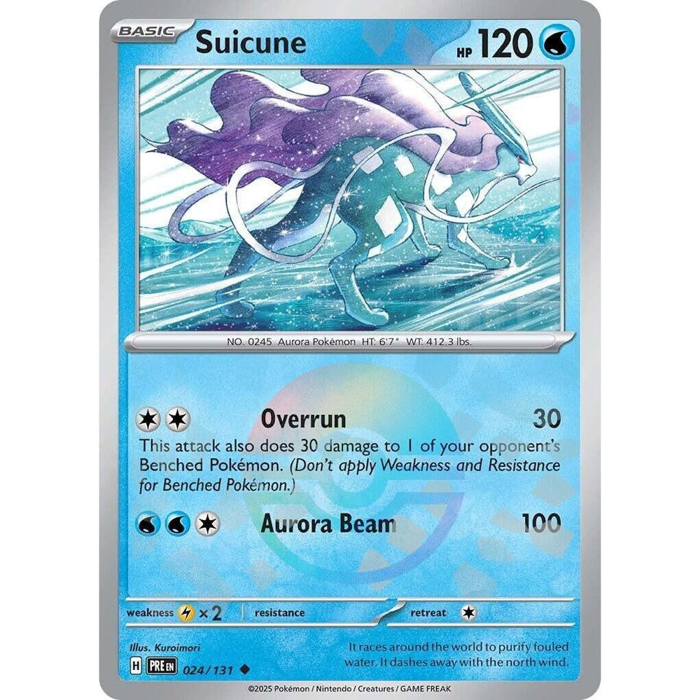 Suicune (Motif Poké Ball) (024/131) (PRE)