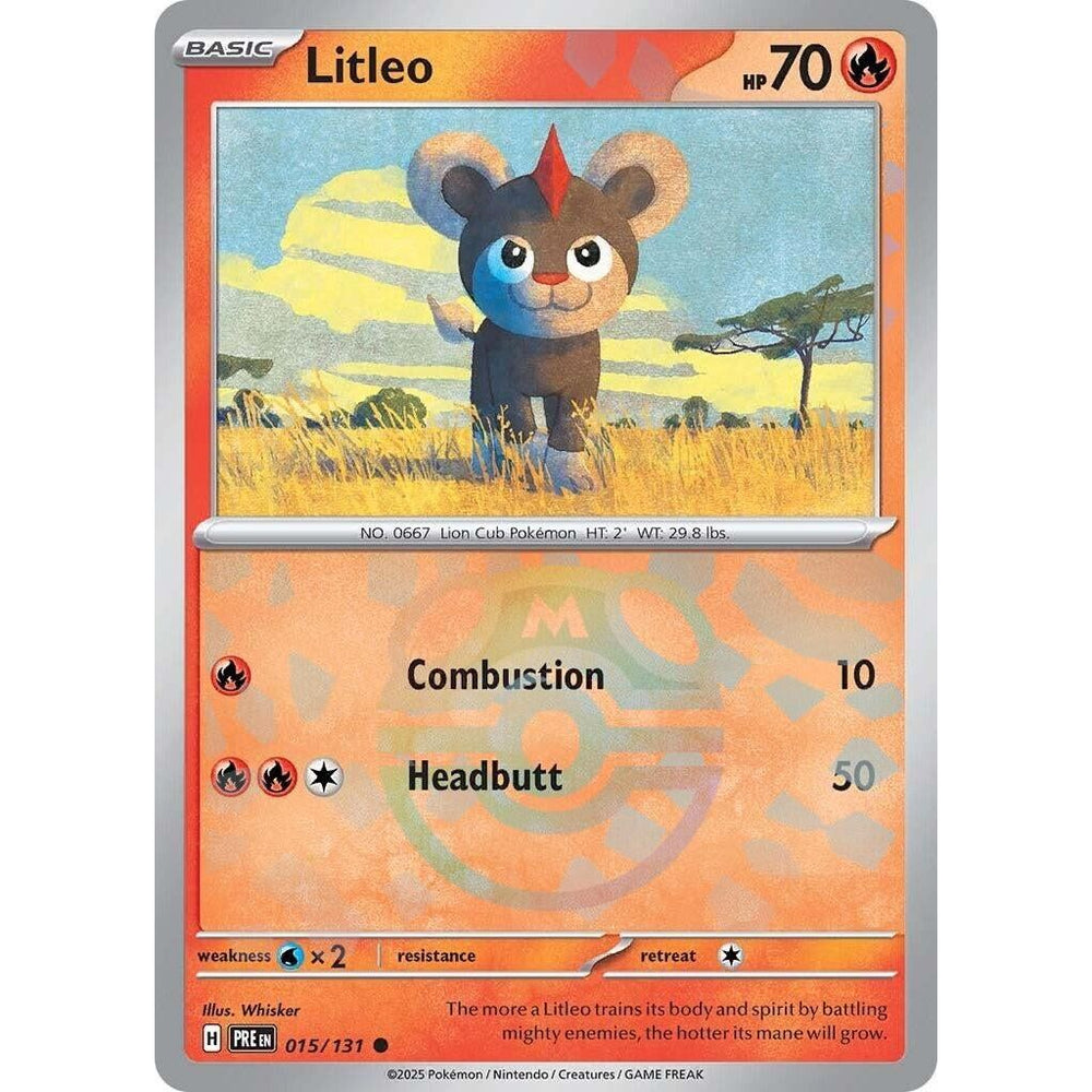 Litleo (Master Ball Pattern) (015/131) (PRE)