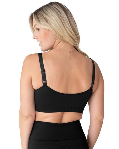 Soutien-gorge d'allaitement et de détente Sublime® réglable à encolure croisée | Noir