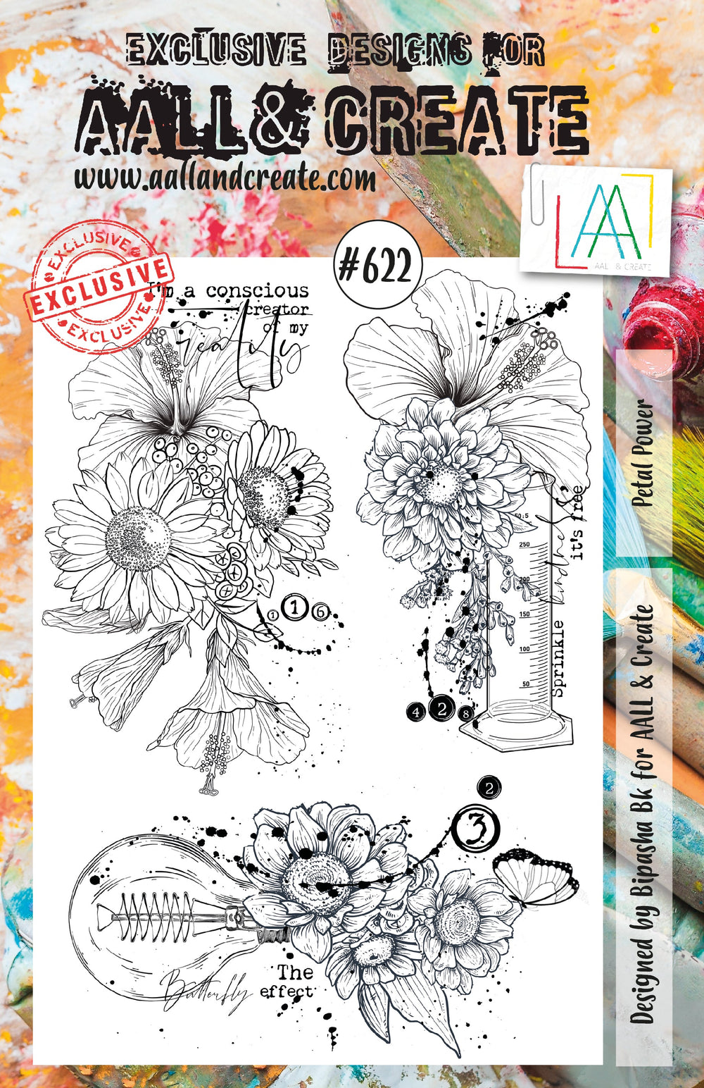 AALL and Create Stamp Set - 622 - Le Pouvoir des Pétales